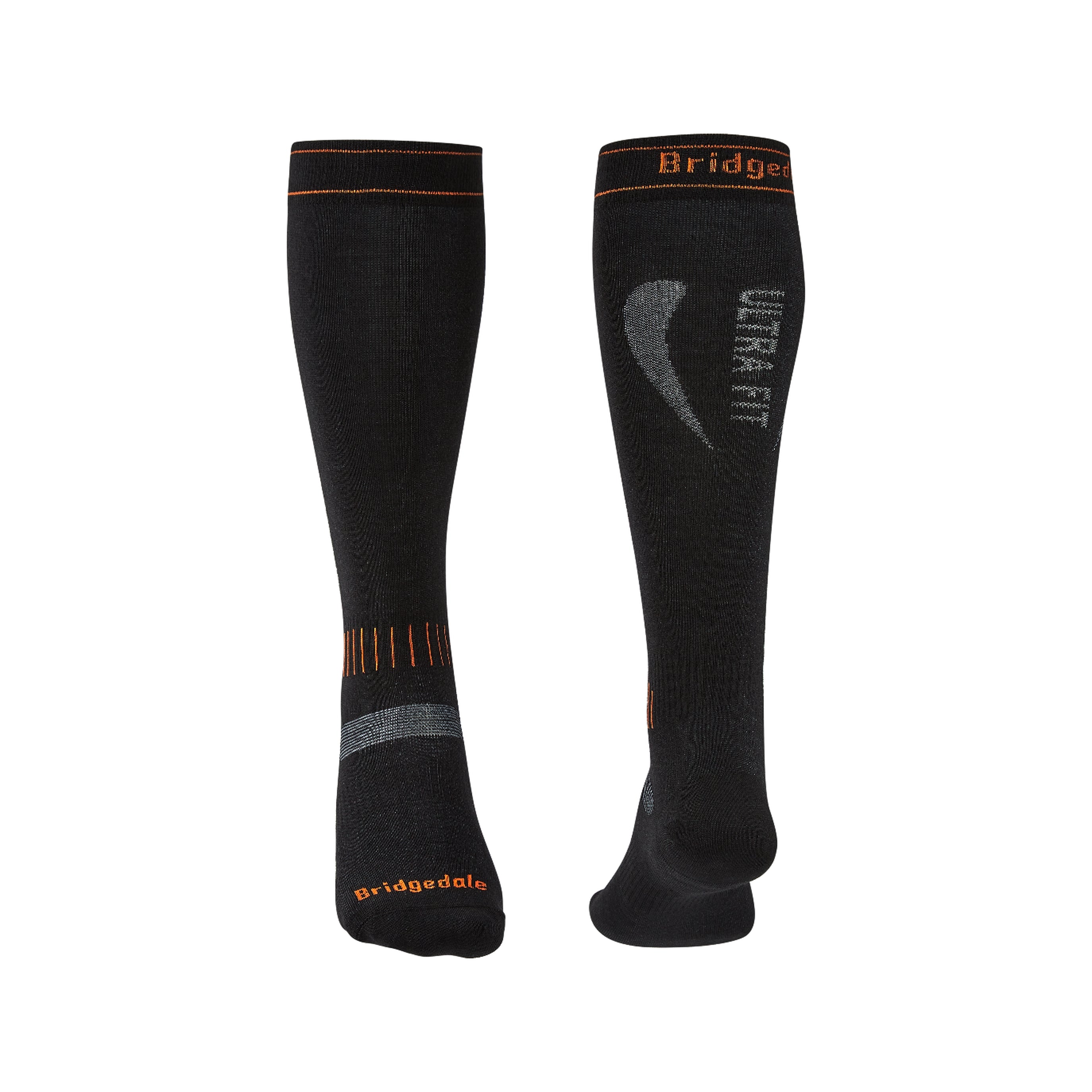 Black/Orange